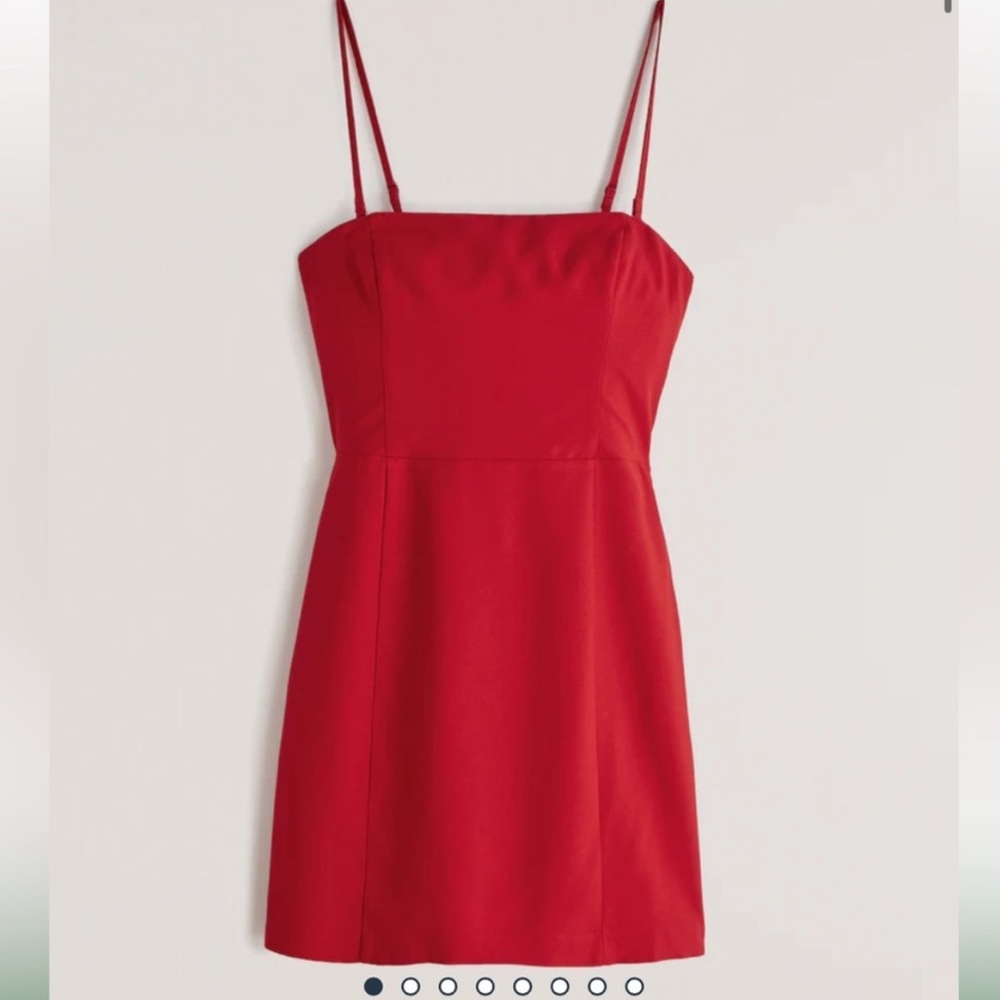 Abercrombie Red Mini Dress - Removable Straps